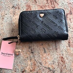 Juicy🍊 Couture "Not Your Babe" Double✌️ Medium Zip Around Wallet - NWT